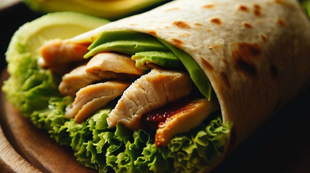 Wrap de Frango com Abacate: Combinação Perfeita para Perder Peso!