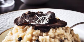 Receita Exclusiva: Risoto de Trufas Negras e Parmesão