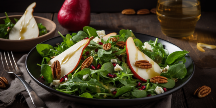 Salada de Rúcula com Pera: Doce Prazer com Zero Culpa!