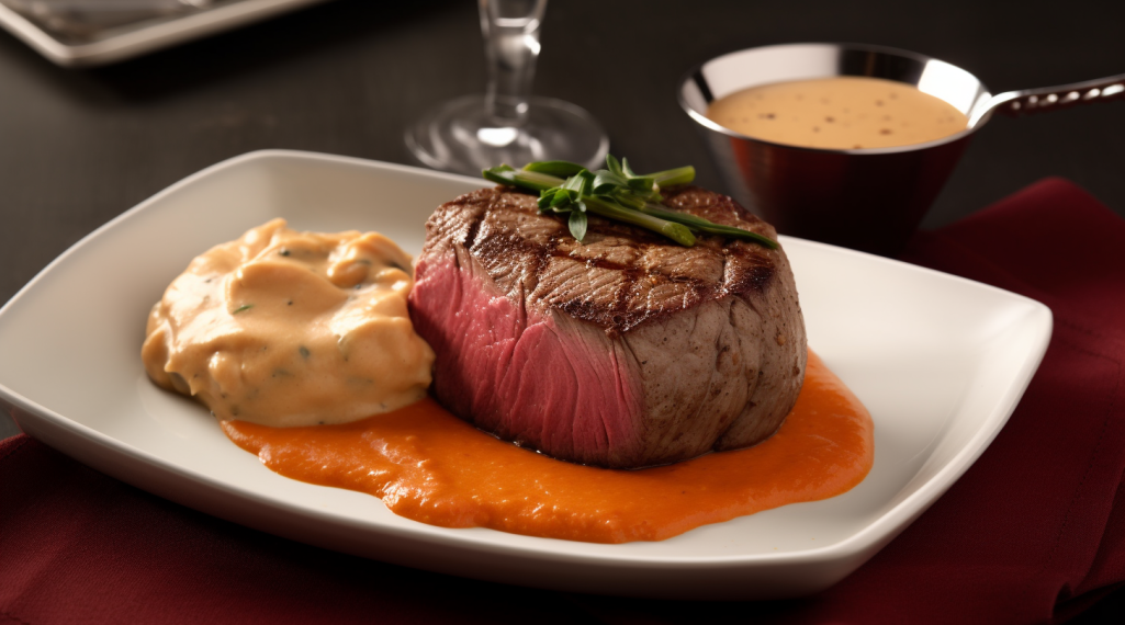 Receita de Filet Mignon com Molho de Trufas Brancas e Purê de Batata-doce: Prato Gourmet Fácil