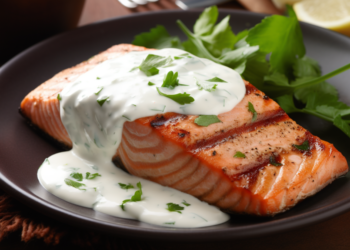 Salmão Grelhado com Molho de Iogurte: Saúde e Emagrecimento em Harmonia!