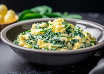 Ovos Mexidos com Espinafre: Energia e Magreza para o Seu Dia!