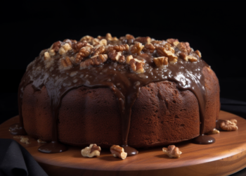 Bolo de Nozes Integral: Sabor Natalino e Saudável